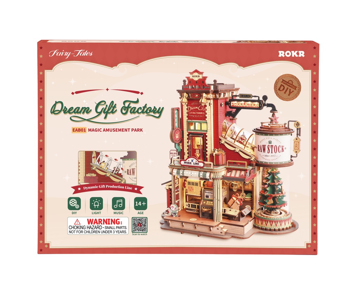 Robotime houten 3D puzzel - Dream Gift Factory
