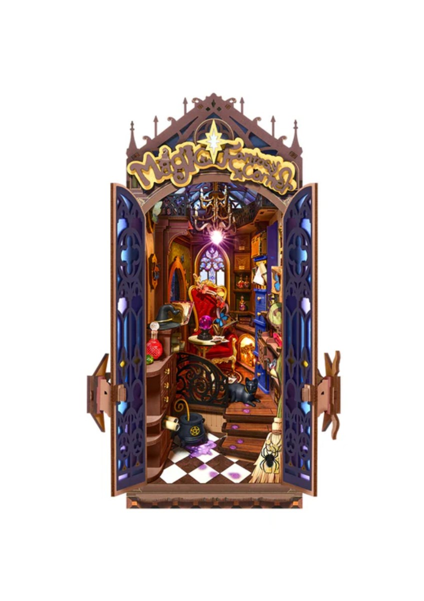 Robotime houten 3D puzzel - book nook - Magic Fantasy Corner