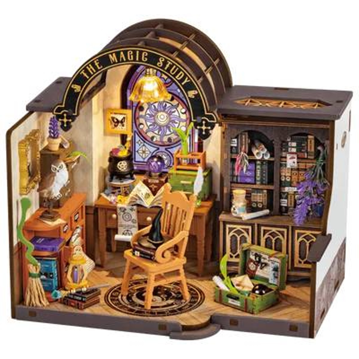 Robotime miniatuur DIY kit - The Magic Study