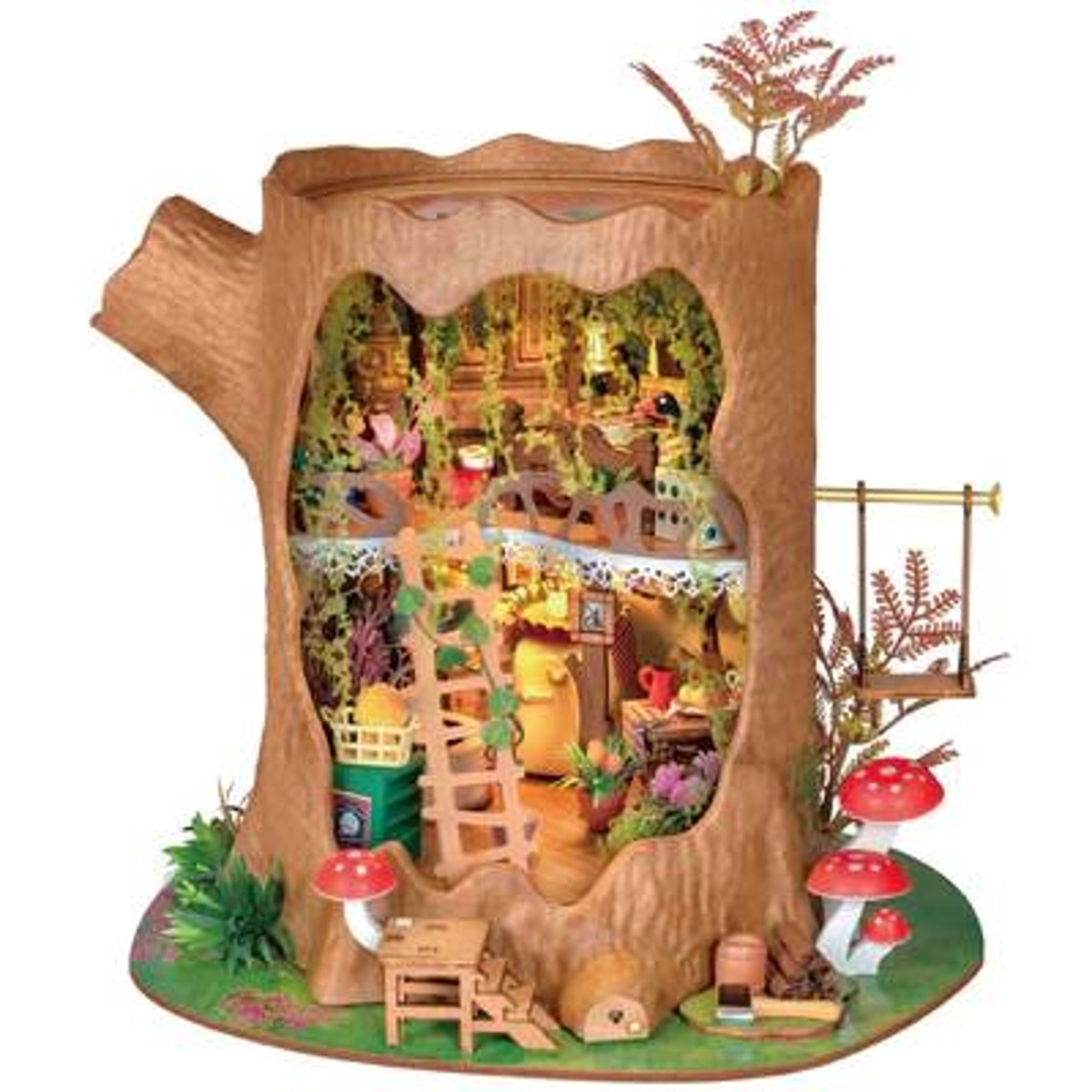 Robotime miniatuur DIY kit - Fairytale Tree House