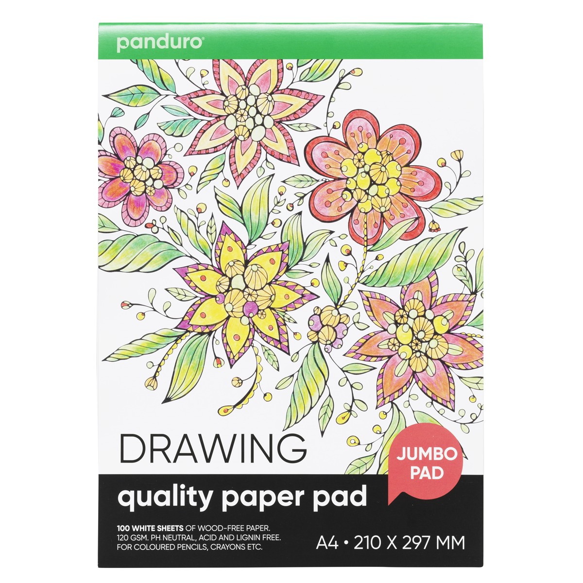 Blok schetspapier - A4 - 100 vellen - wit