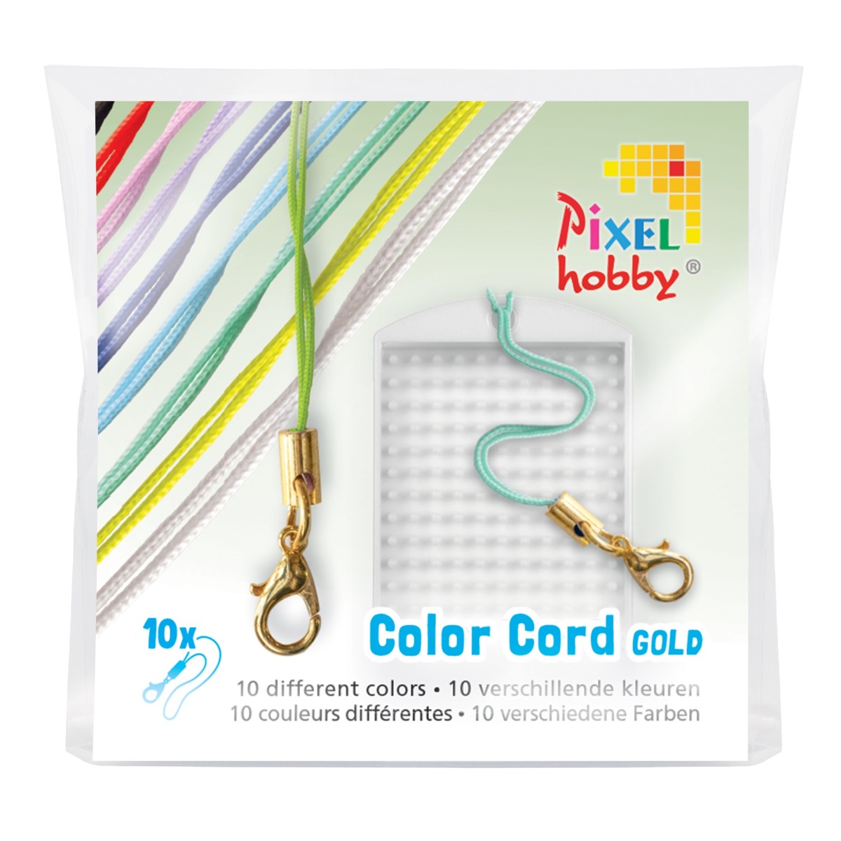 Pixelhobby Color Cord - 10 stuks - goudkleurig
