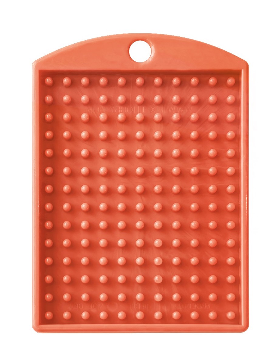 Pixelhobby medaillon - koraalrood