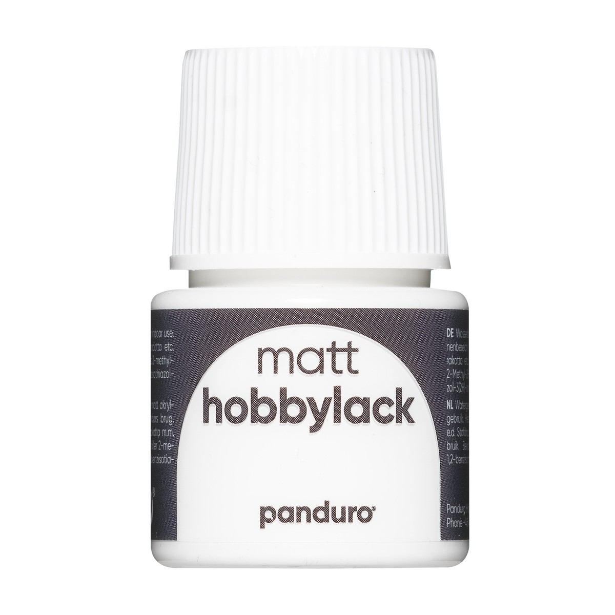 Hobbylak mat - 45 ml - wit