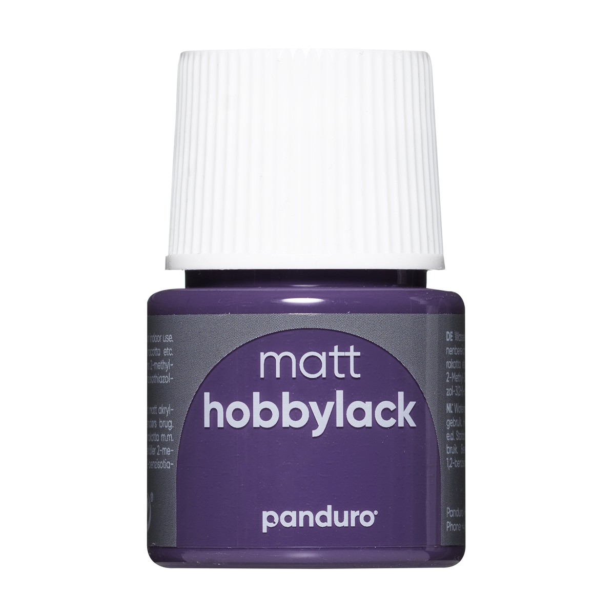 Hobbylak mat - 45 ml - donkerpaars