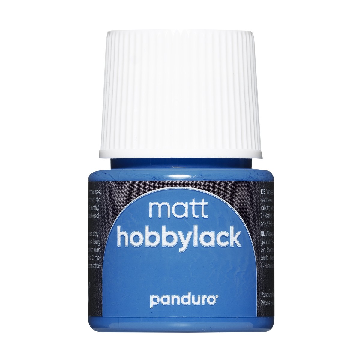 Hobbylak mat - 45 ml - blauw