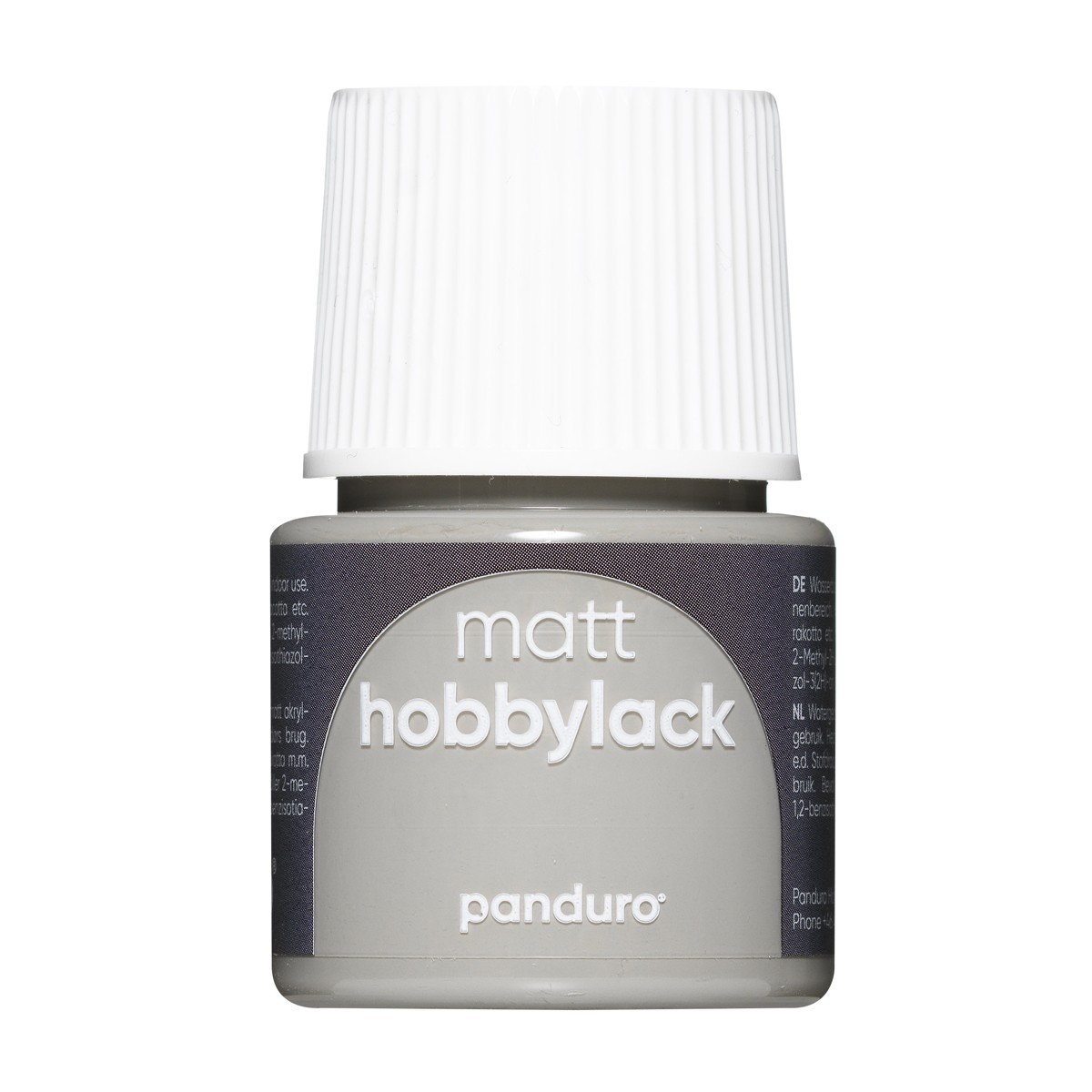 Hobbylak mat - 45 ml - betongrijs