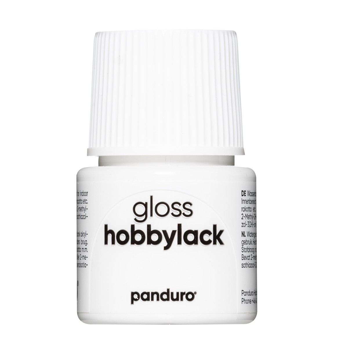 Hobbylak glans - 45 ml - wit
