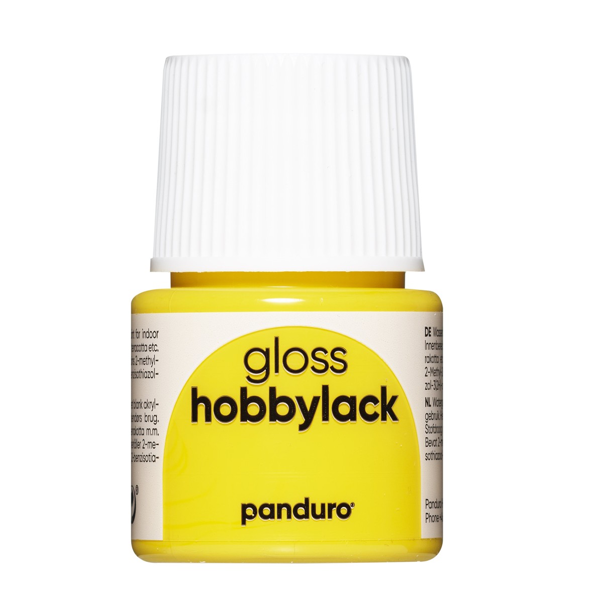 Hobbylak glans - 45 ml - geel