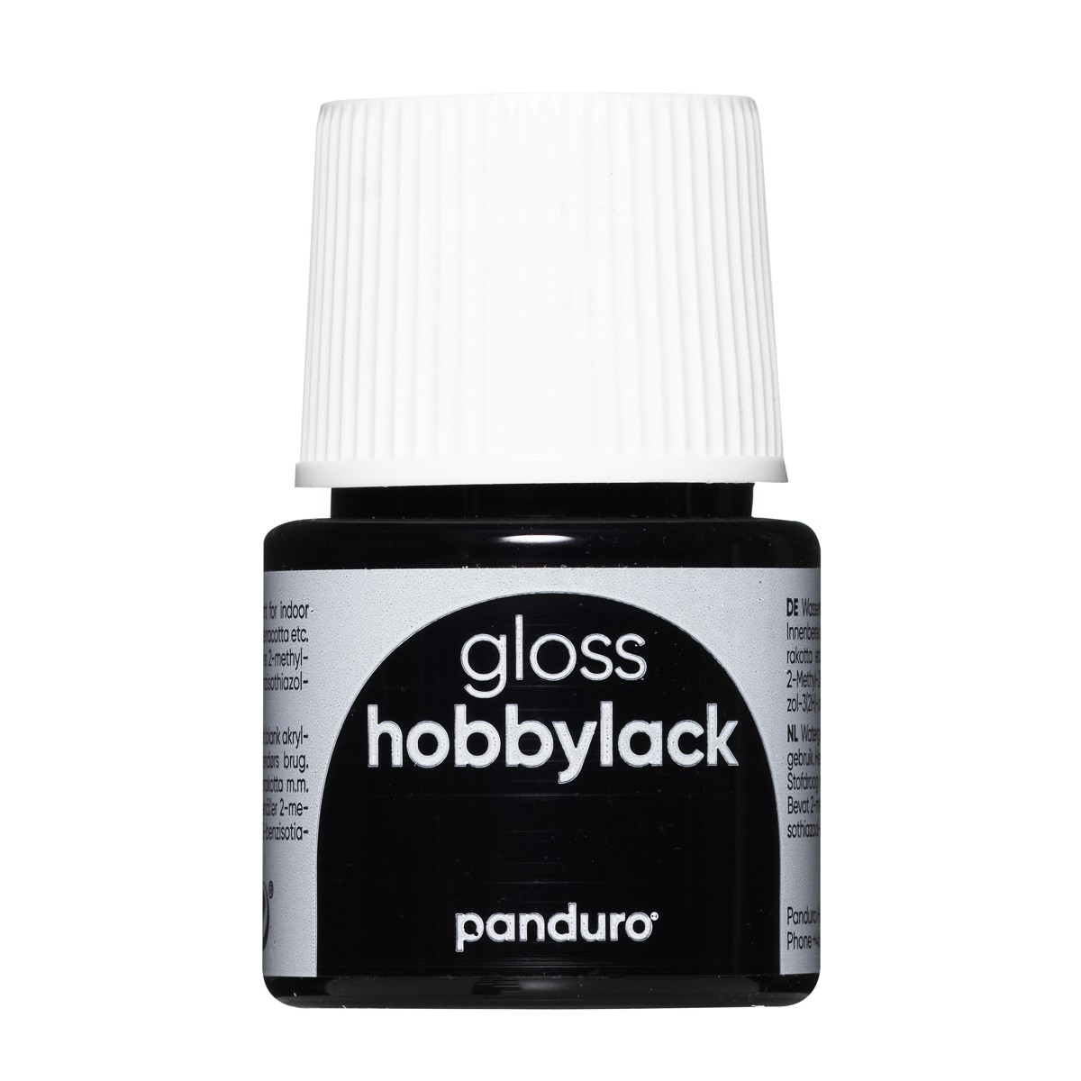 Hobbylak glans - 45 ml - zwart