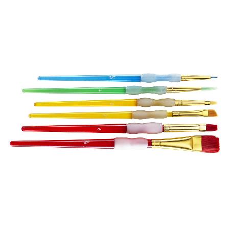 Junior penselenset - ergonomisch - 6 stuks