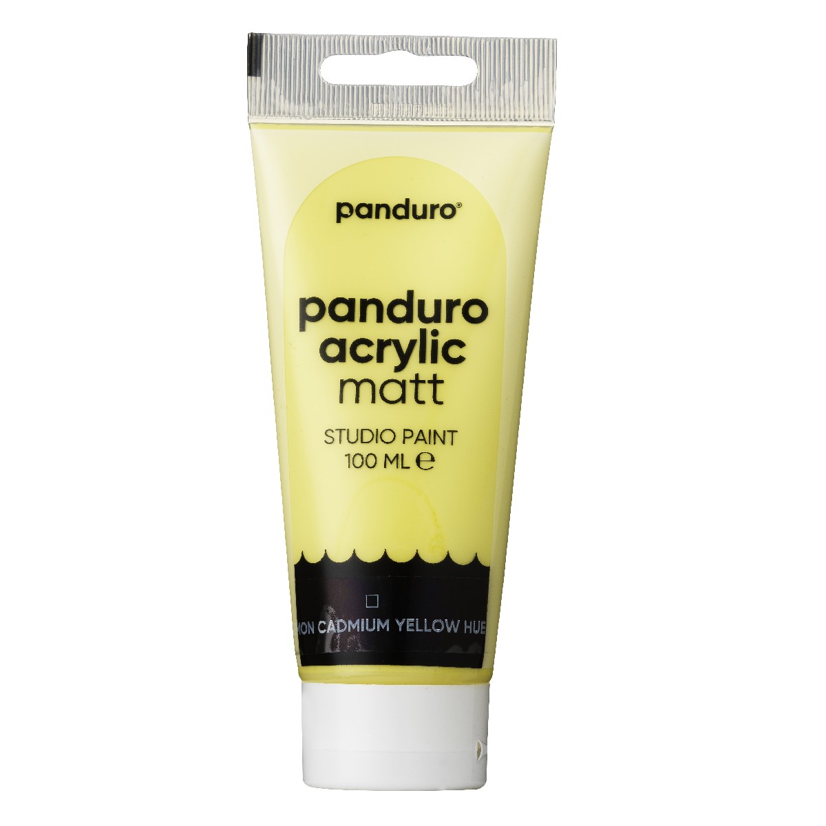 Panduro acrylverf mat - 100 ml - citroengeel