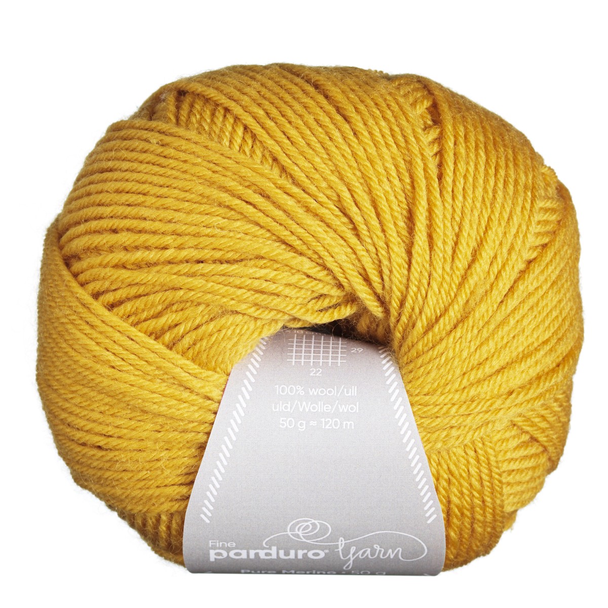 Panduro garen Pure Merino - kerriegeel