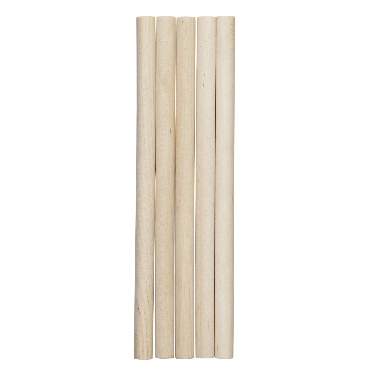 Houten stok - 13 mm - 22 cm - 5 stuks afbeelding