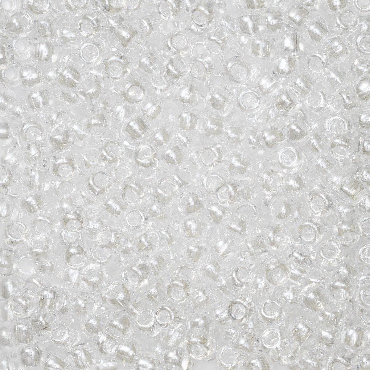 TOHO Round kralen - 11/0 - #101 wit parel transparant