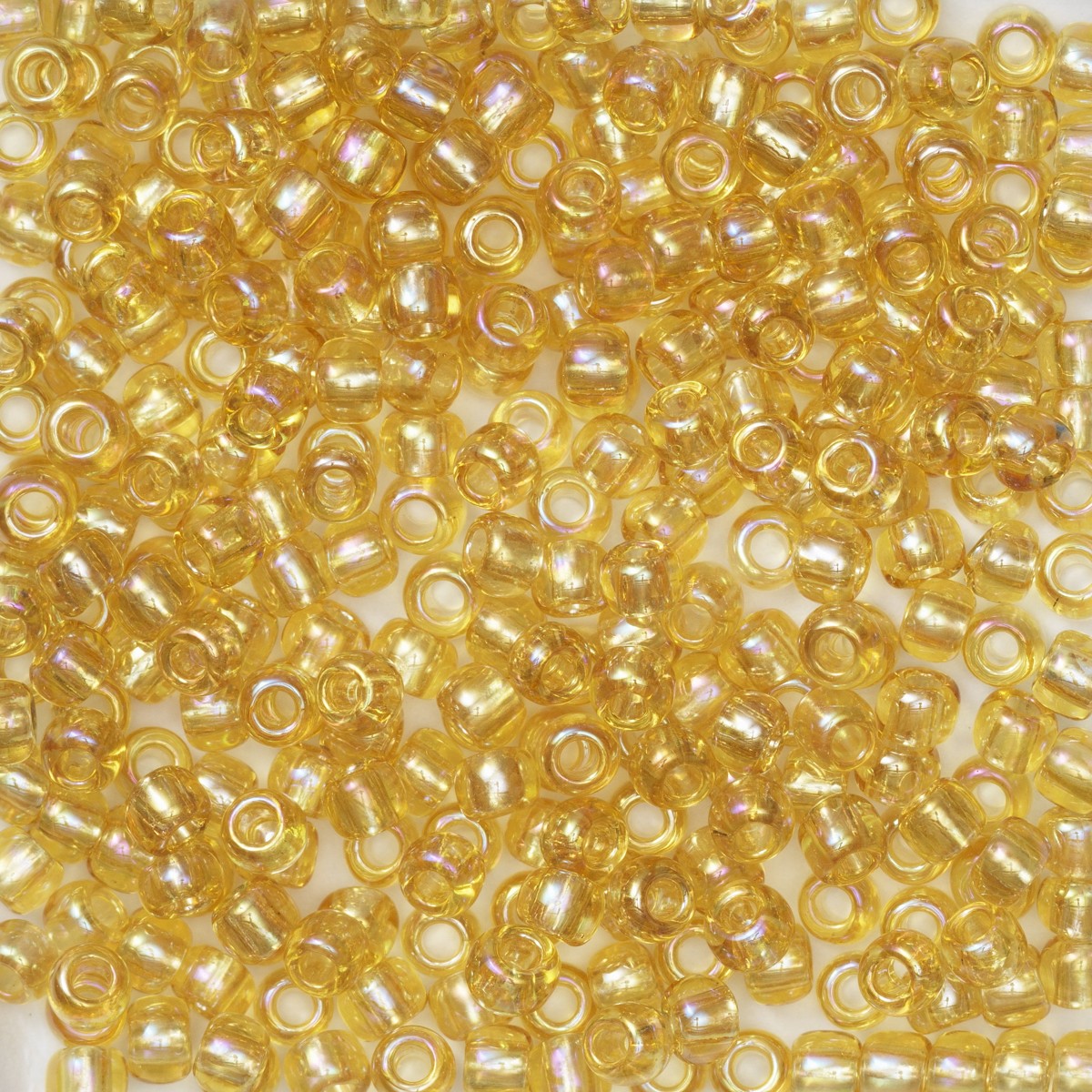 TOHO Round kralen - 11/0 - #162 geel olie transparant