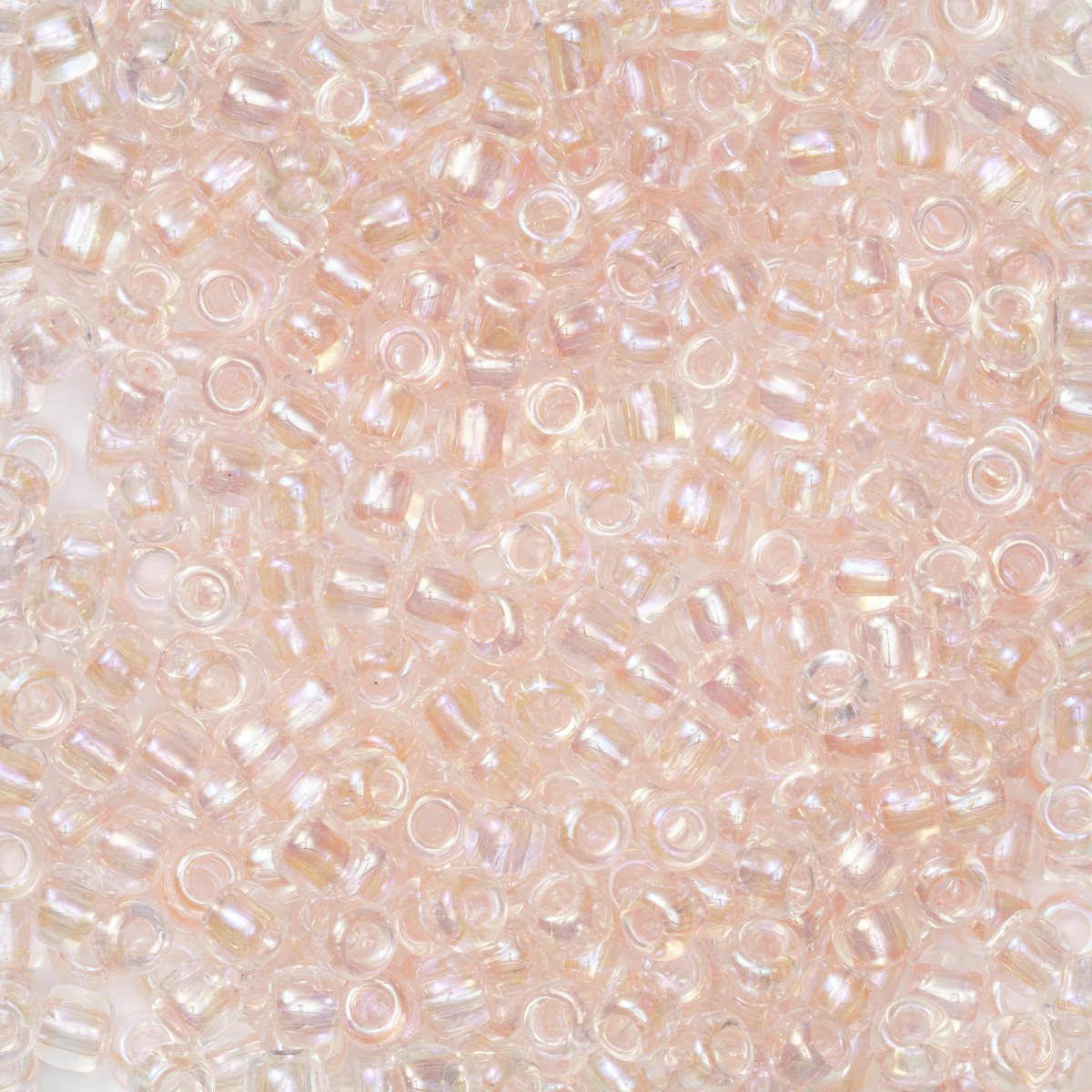 TOHO Round kralen - 11/0 - #171 babyroze olie transparant