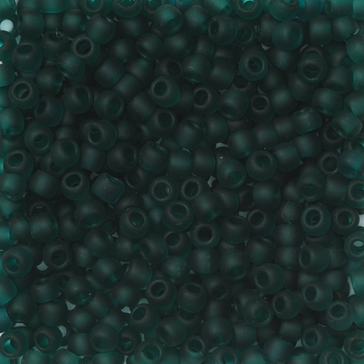 TOHO Round kralen - 11/0 - #7BDF groenblauw mat transparant