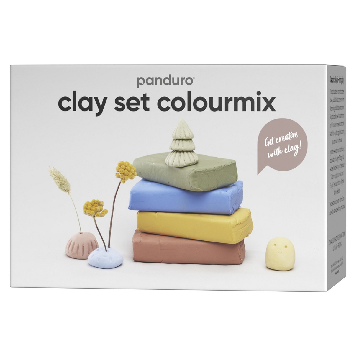 Luchtdrogende klei set - 4 kleuren