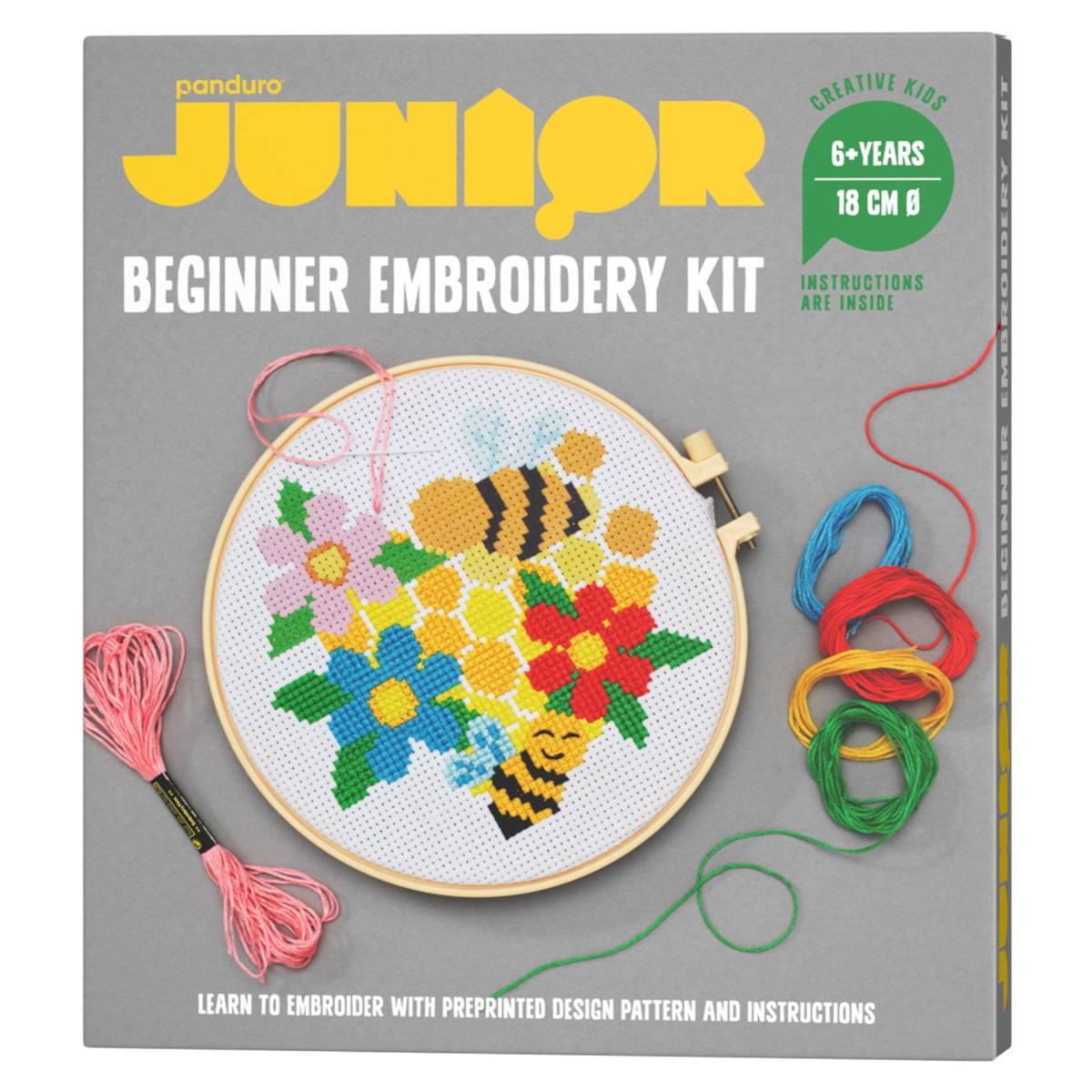 Panduro Junior DIY kit - Beginner Embroidery