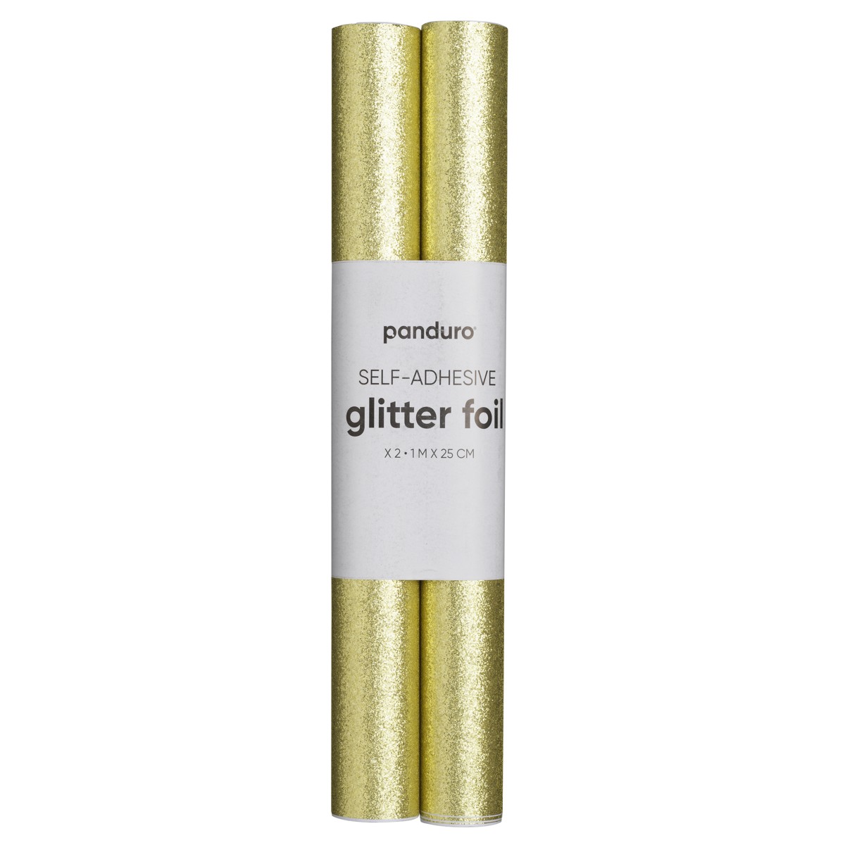 Glitterfolie zelfklevend - 2x 100 cm - goud