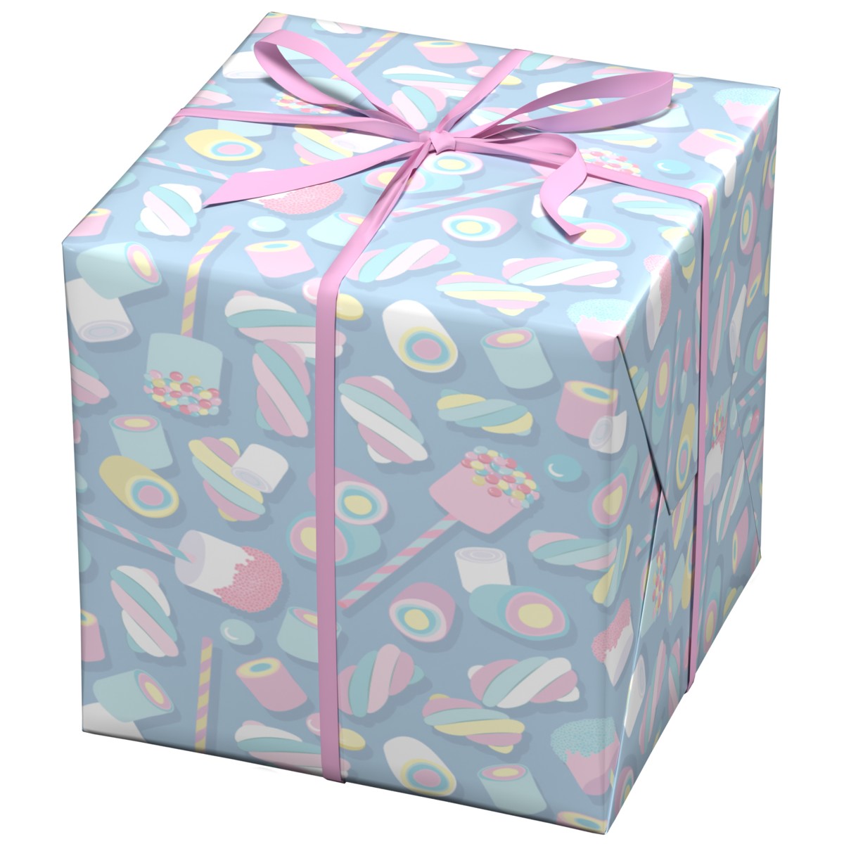 Cadeaupapier - 10 meter - marshmellow