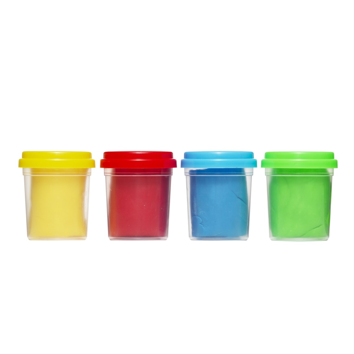 Panduro speelklei - 4 potjes - basis