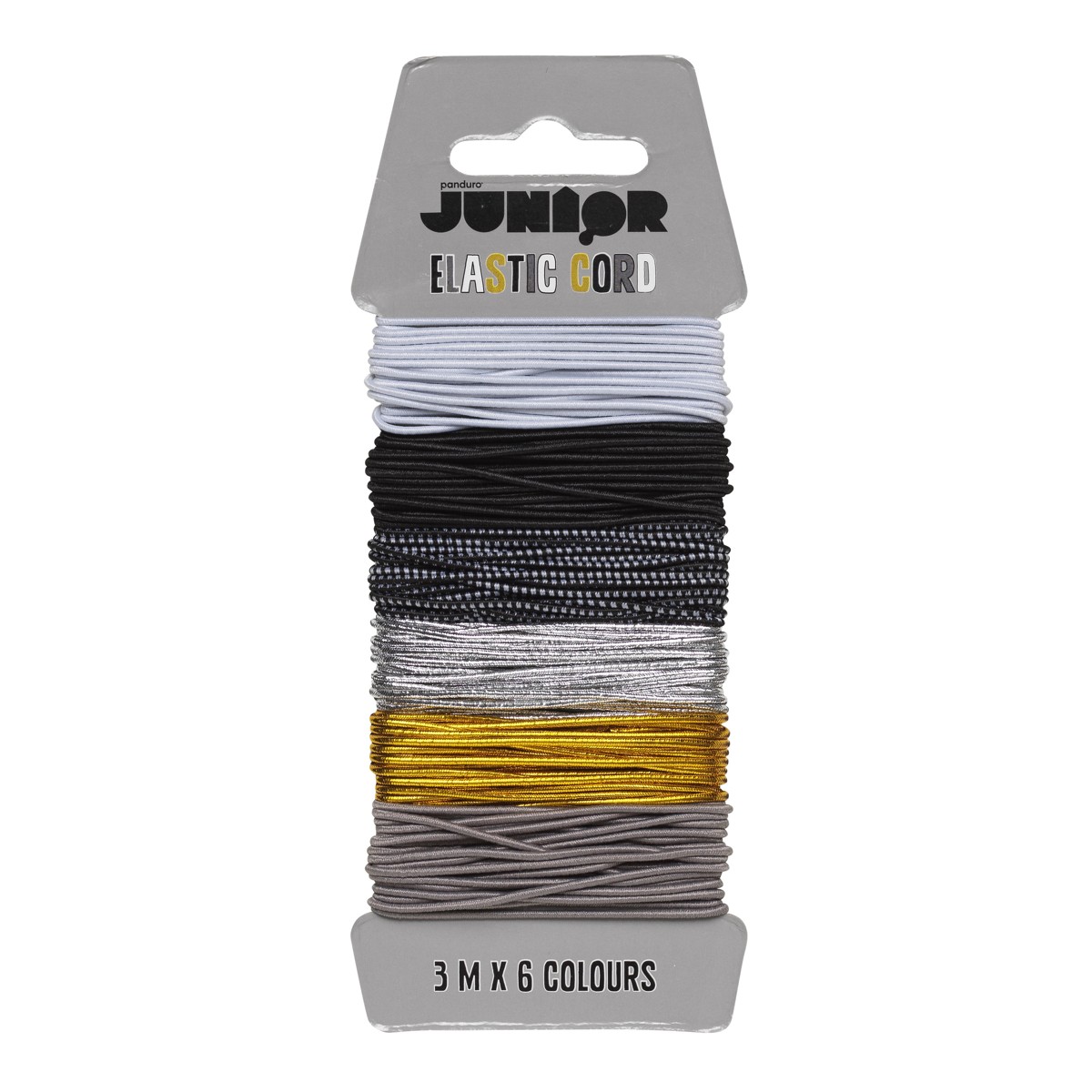 Elastisch koord - 6x 3 meter - cool