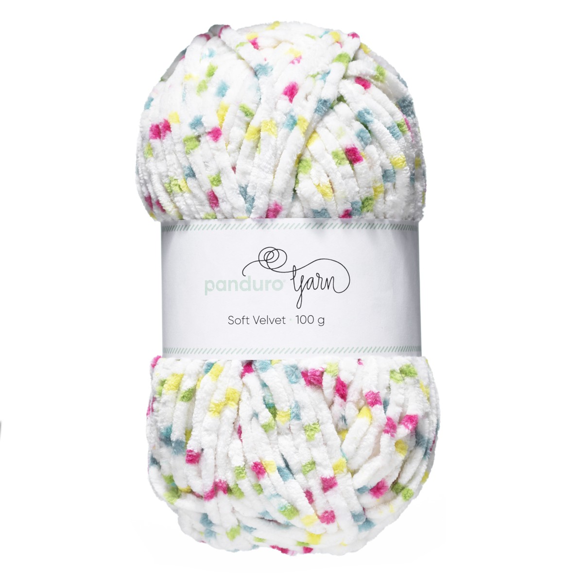 Panduro garen Soft Velvet - neon spikkels