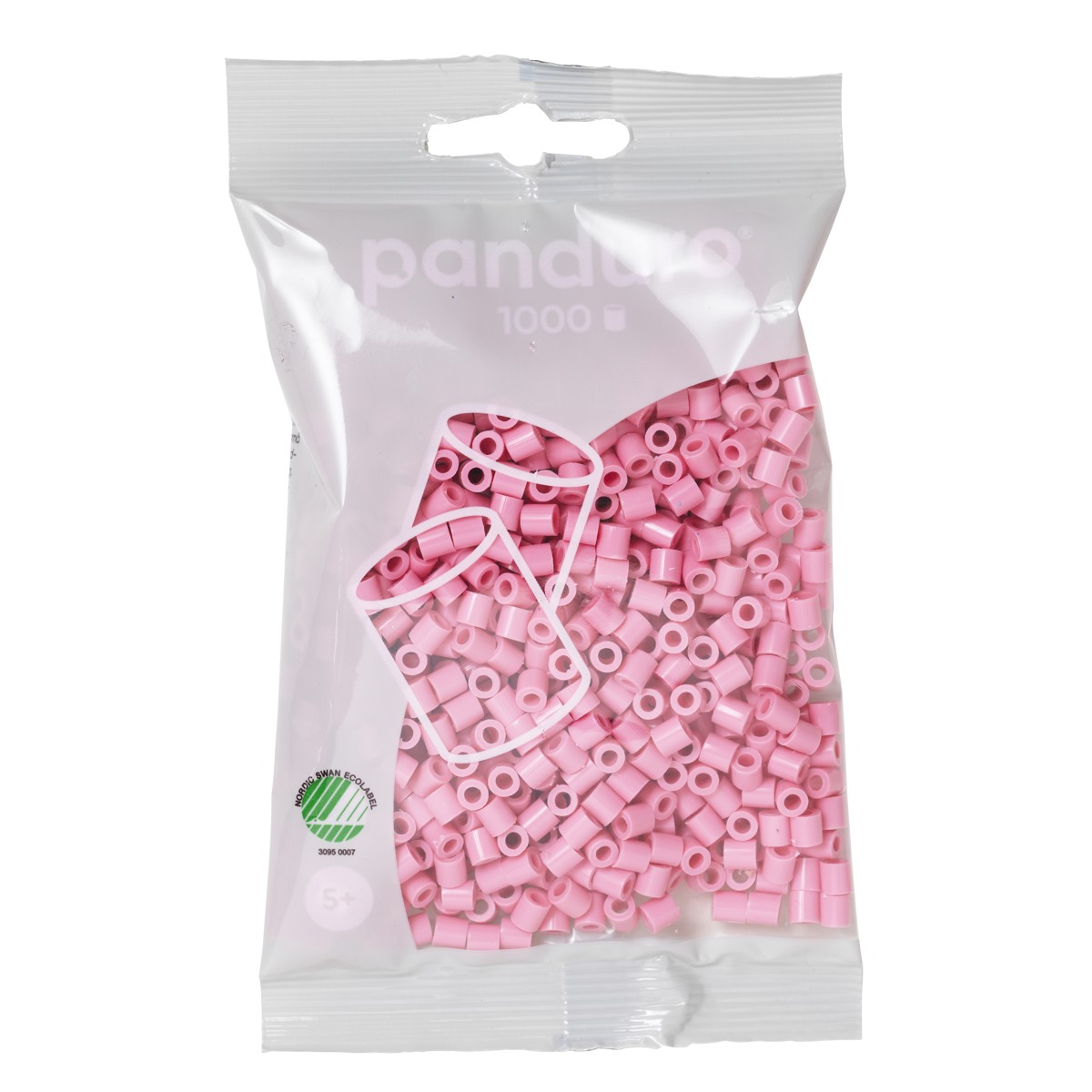 Panduro strijkkralen - 1000 stuks - 06 pink
