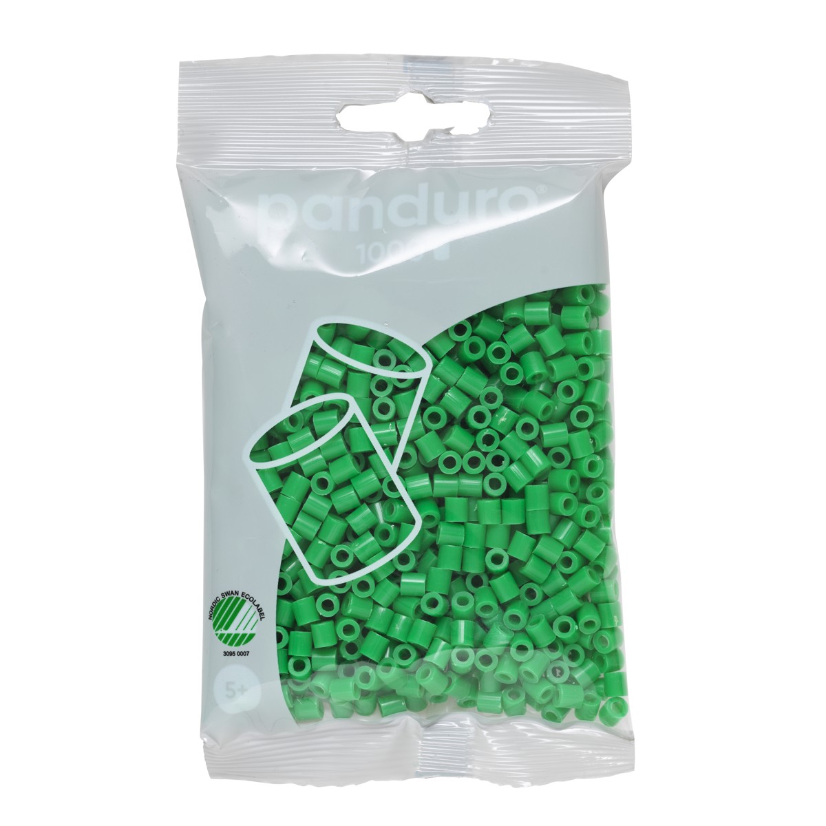 Panduro strijkkralen - 1000 stuks - 42 lighter green