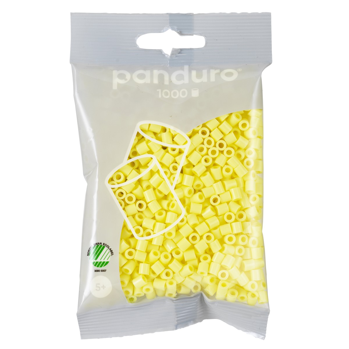 Panduro strijkkralen - 1000 stuks - 43 pastel yellow
