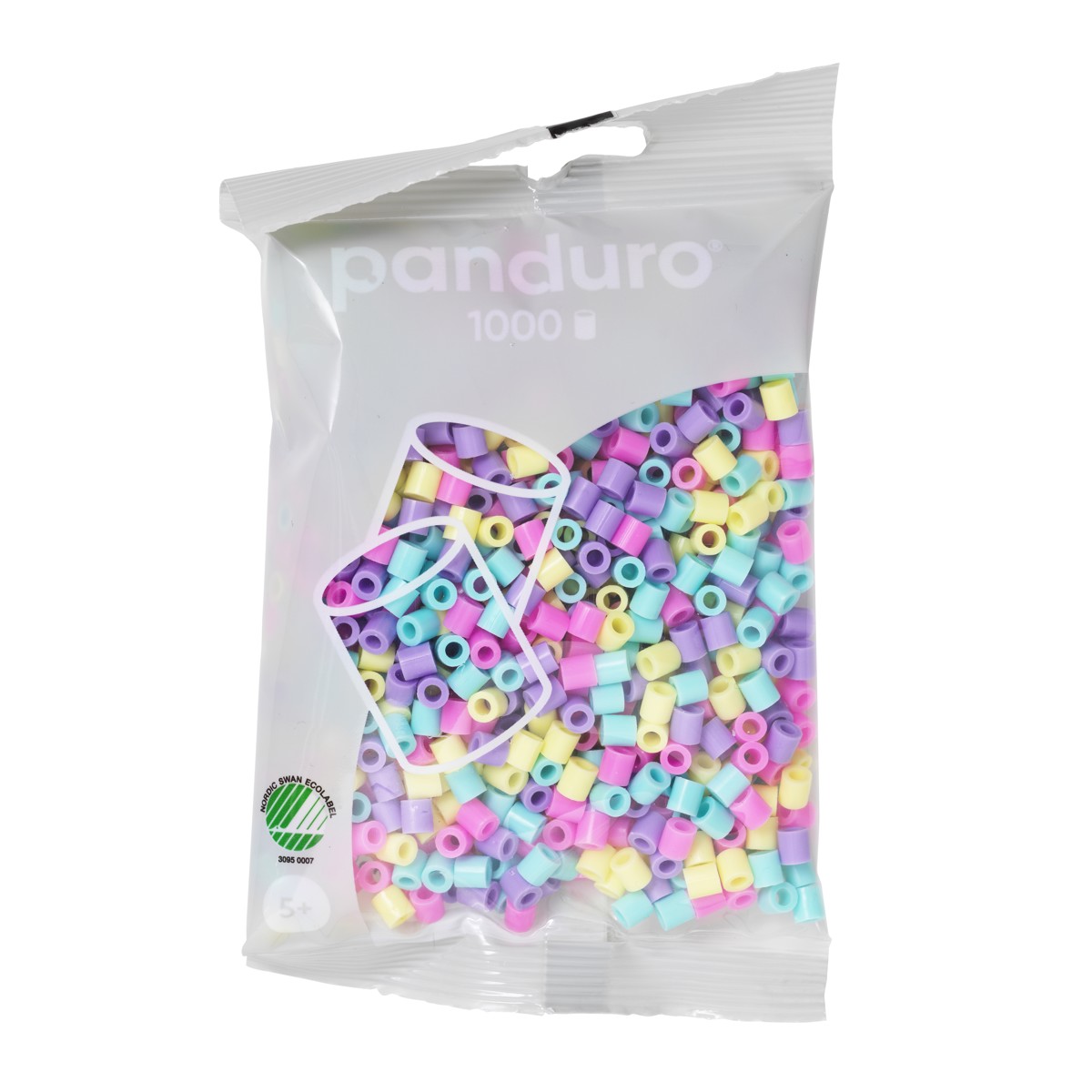 Panduro strijkkralen - 1000 stuks - 68 mix bubblegum