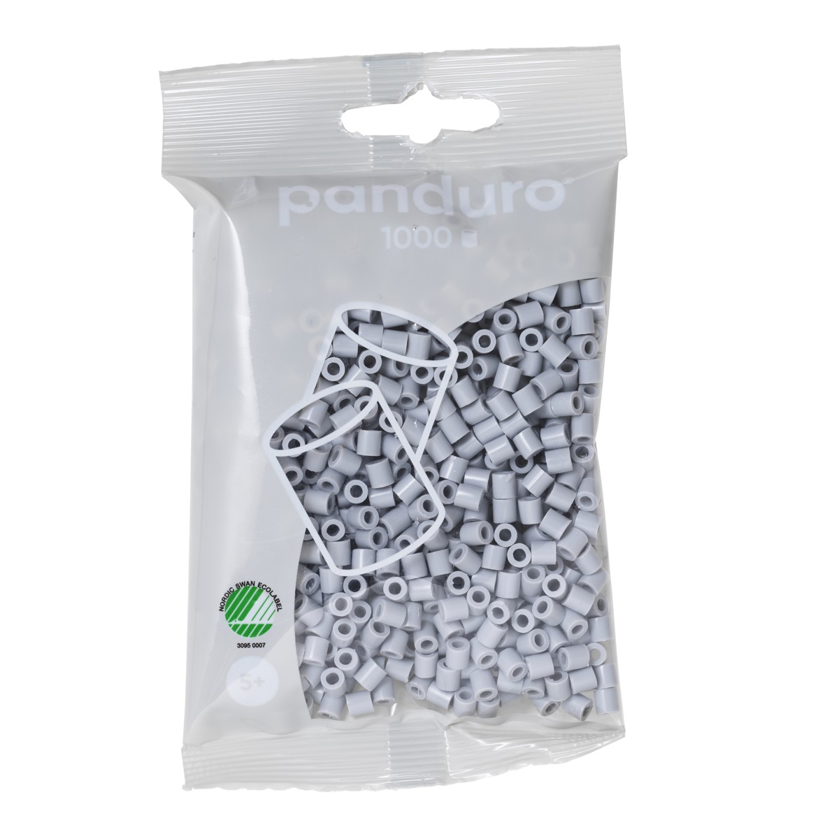 Panduro strijkkralen - 1000 stuks - 70 light grey