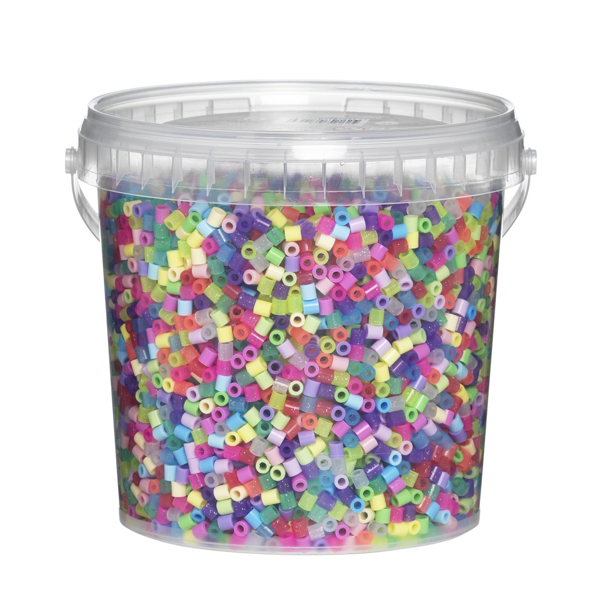 Panduro strijkkralen - 10.000 stuks - 113 mix glitter pastel