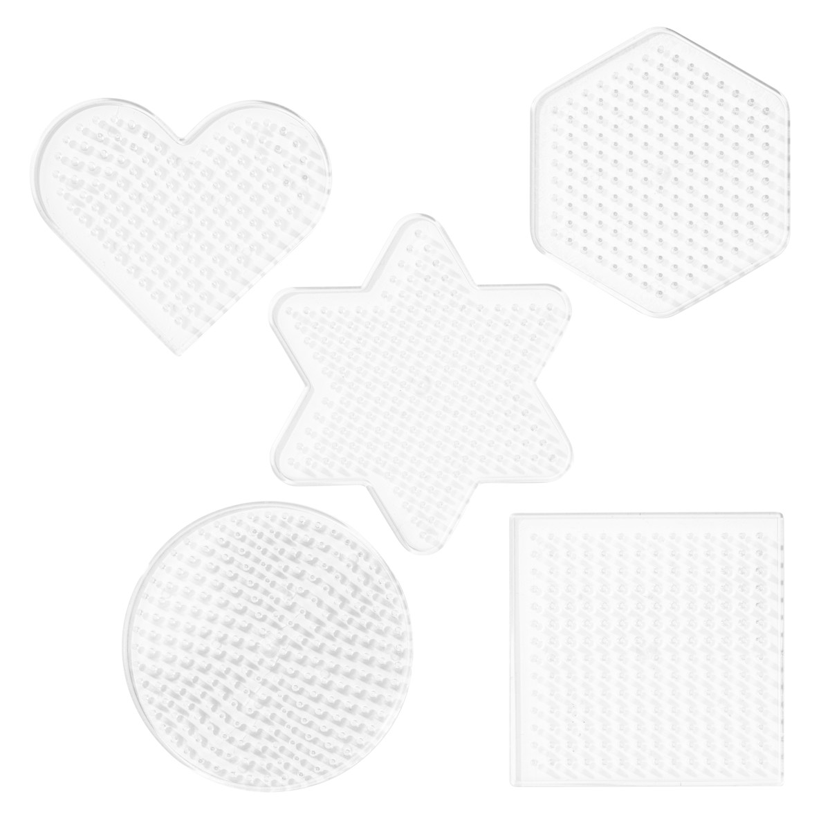 Panduro strijkkralen - onderplaten klein - 5 stuks