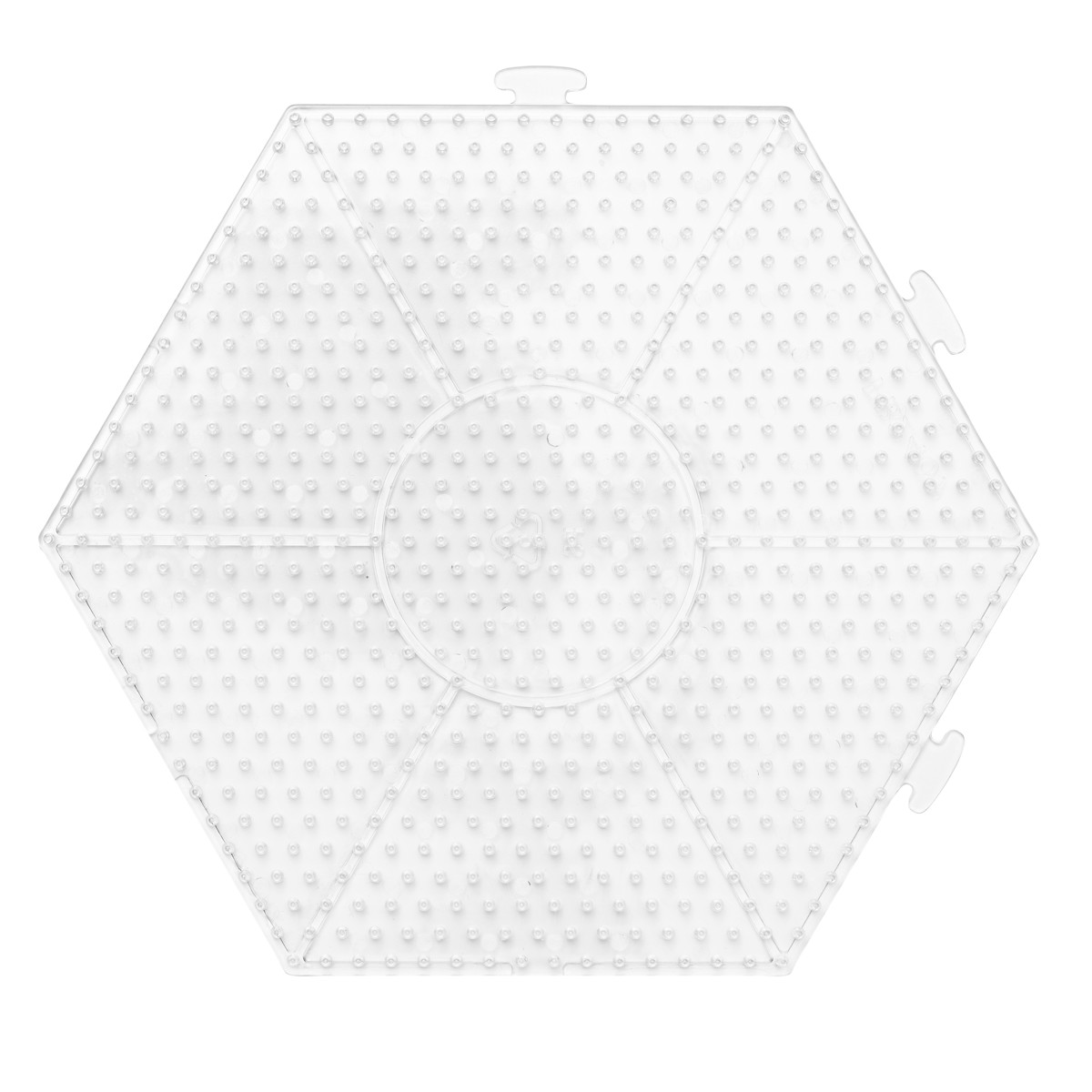 Panduro strijkkralen - onderplaat hexagon