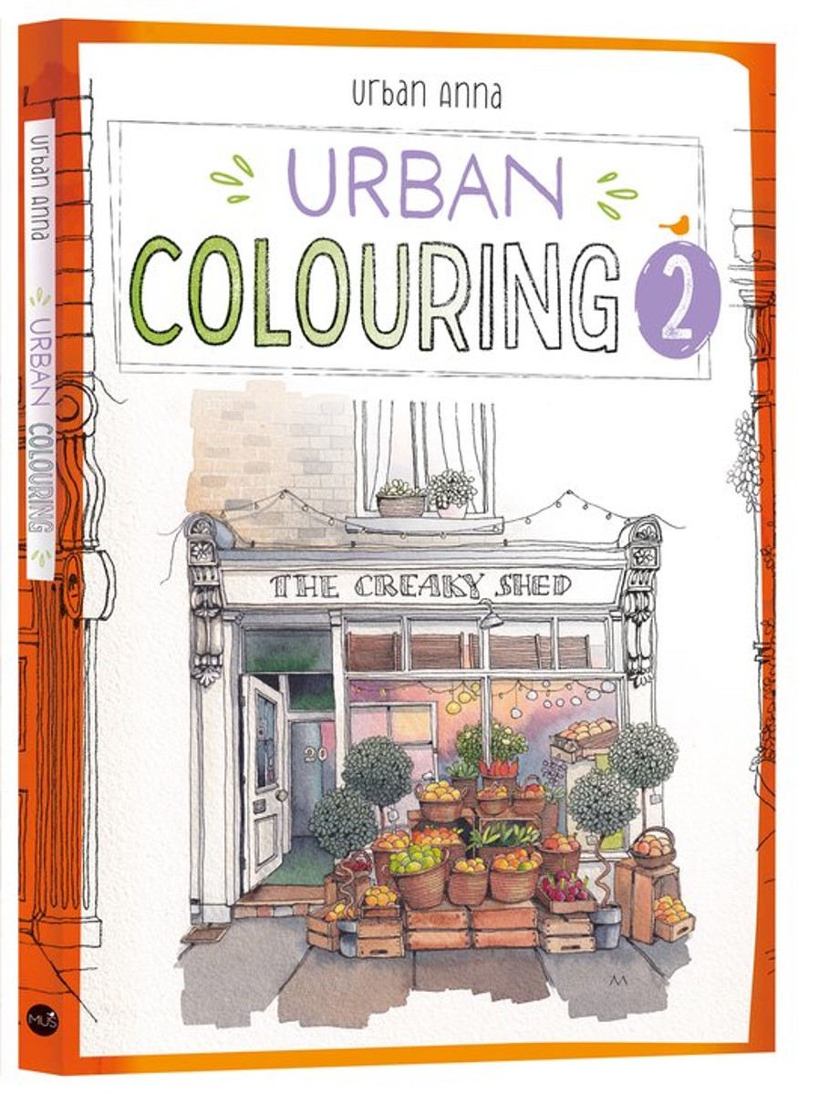 Kleurboek - Urban Anna - Urban Colouring 2