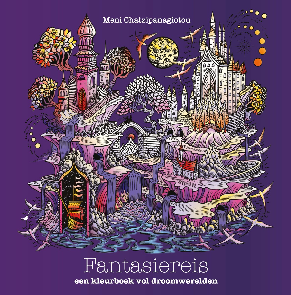 Kleurboek - Fantasiereis - Een Kleurboek vol Droomwerelden