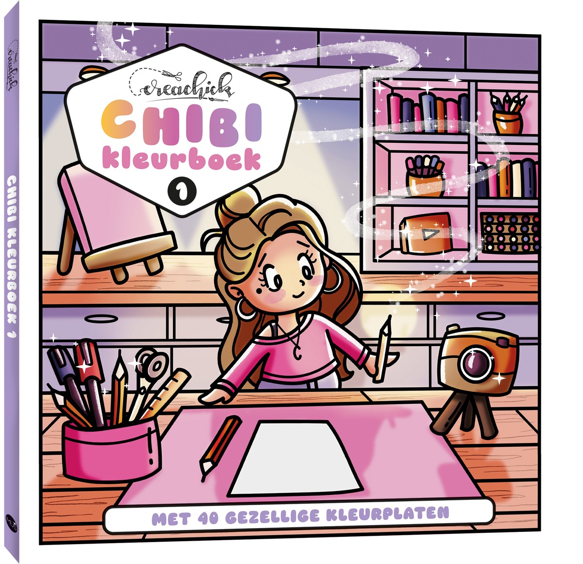 Kleurboek - CreaChick Chibikleurboek 1