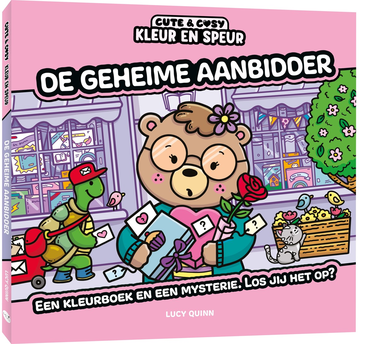 Kleurboek - Cute&Cosy - kleur en speur - De geheime aanbidder