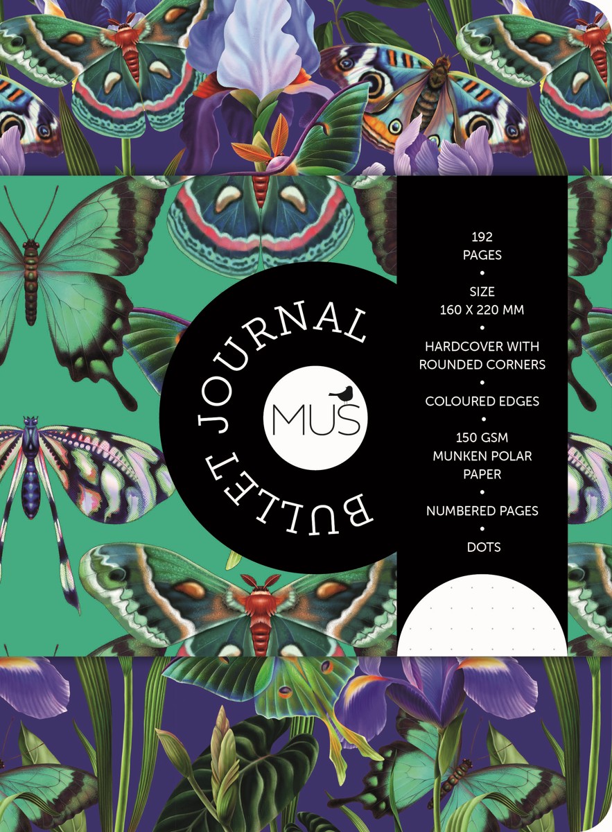 MUS bullet journal - vlinder