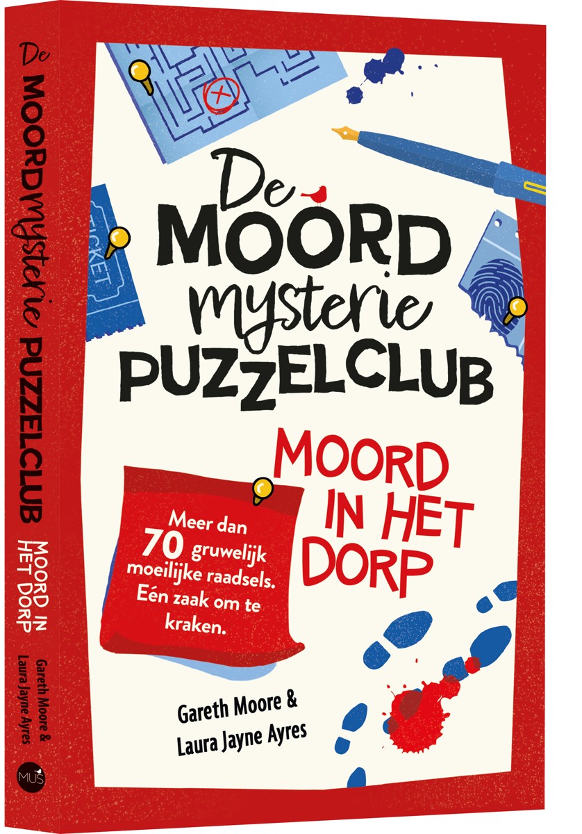 Puzzelboek - De moordmysterie puzzelclub - 1: Moord in het dorp