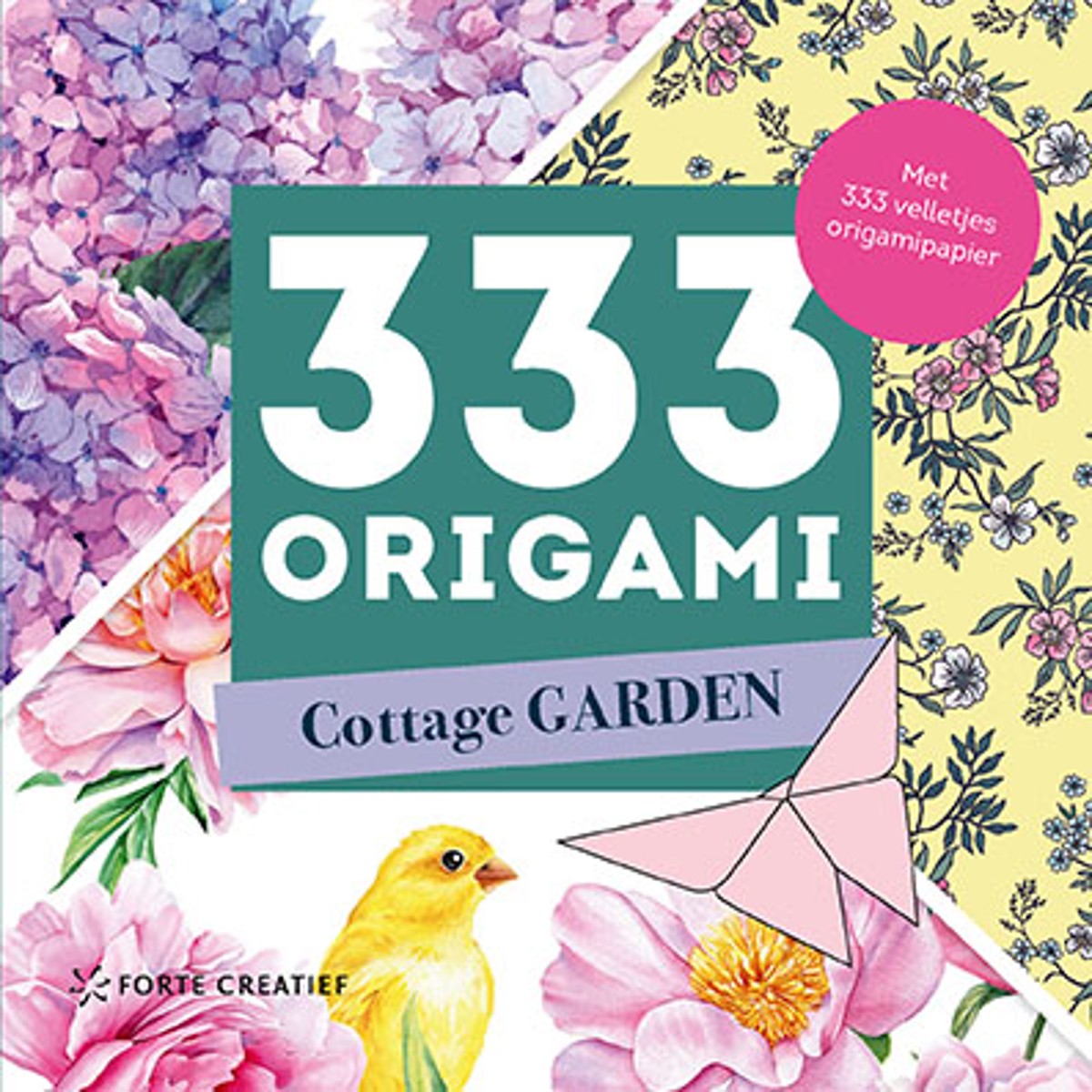 Boek - 333 origami - Cottage Garden