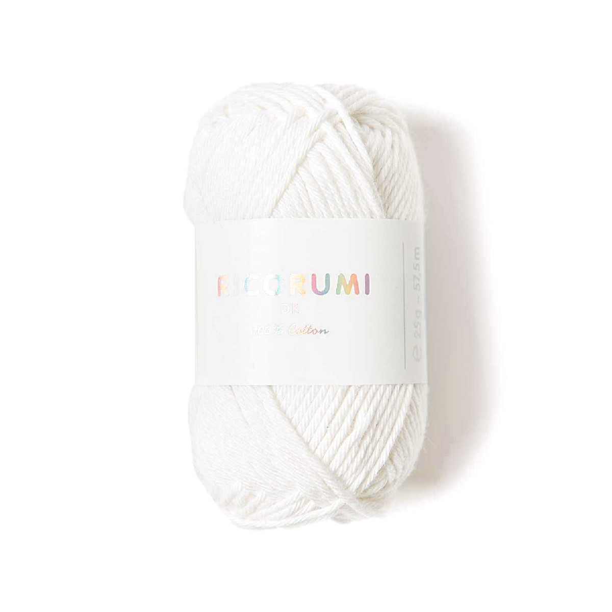 Ricorumi katoengaren - 25 gram - 01 wit