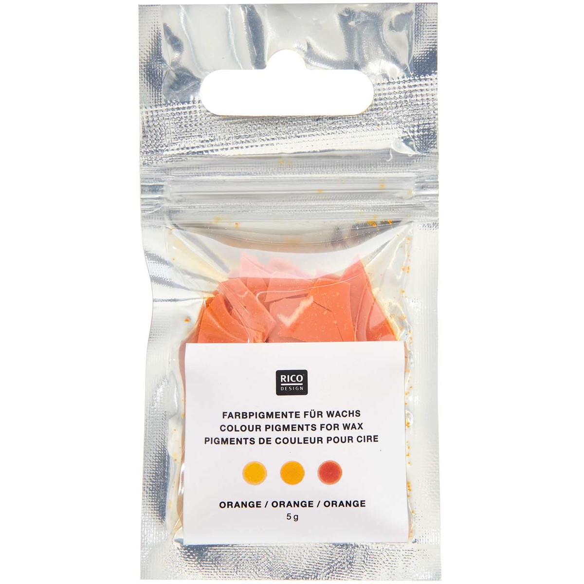 Kaarsen pigment - 5 gram - oranje