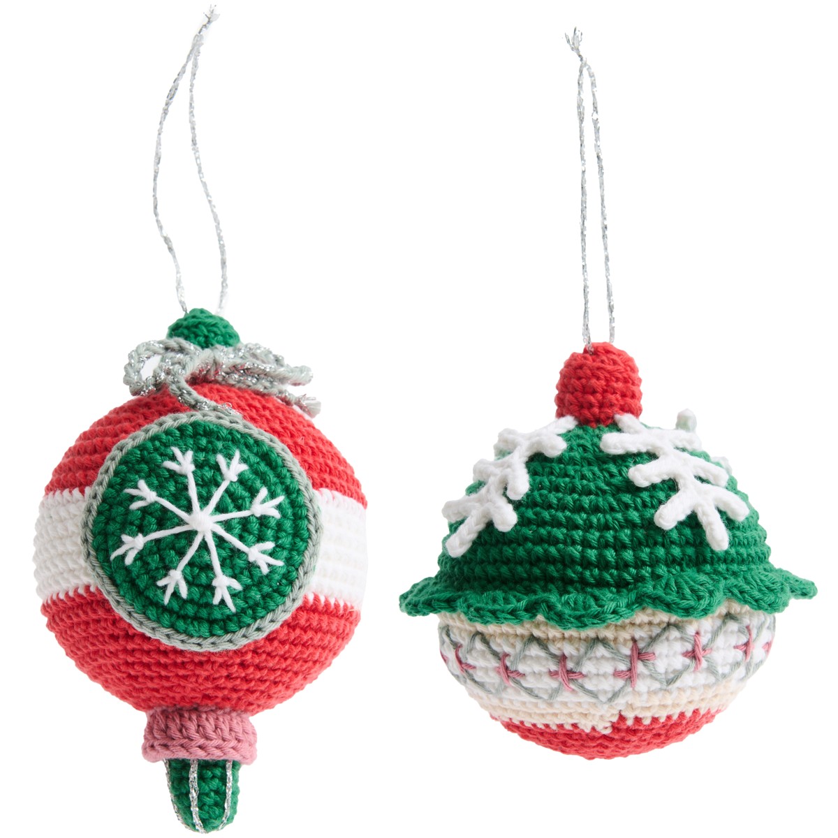 Ricorumi haakpakket kerstballen - zilver