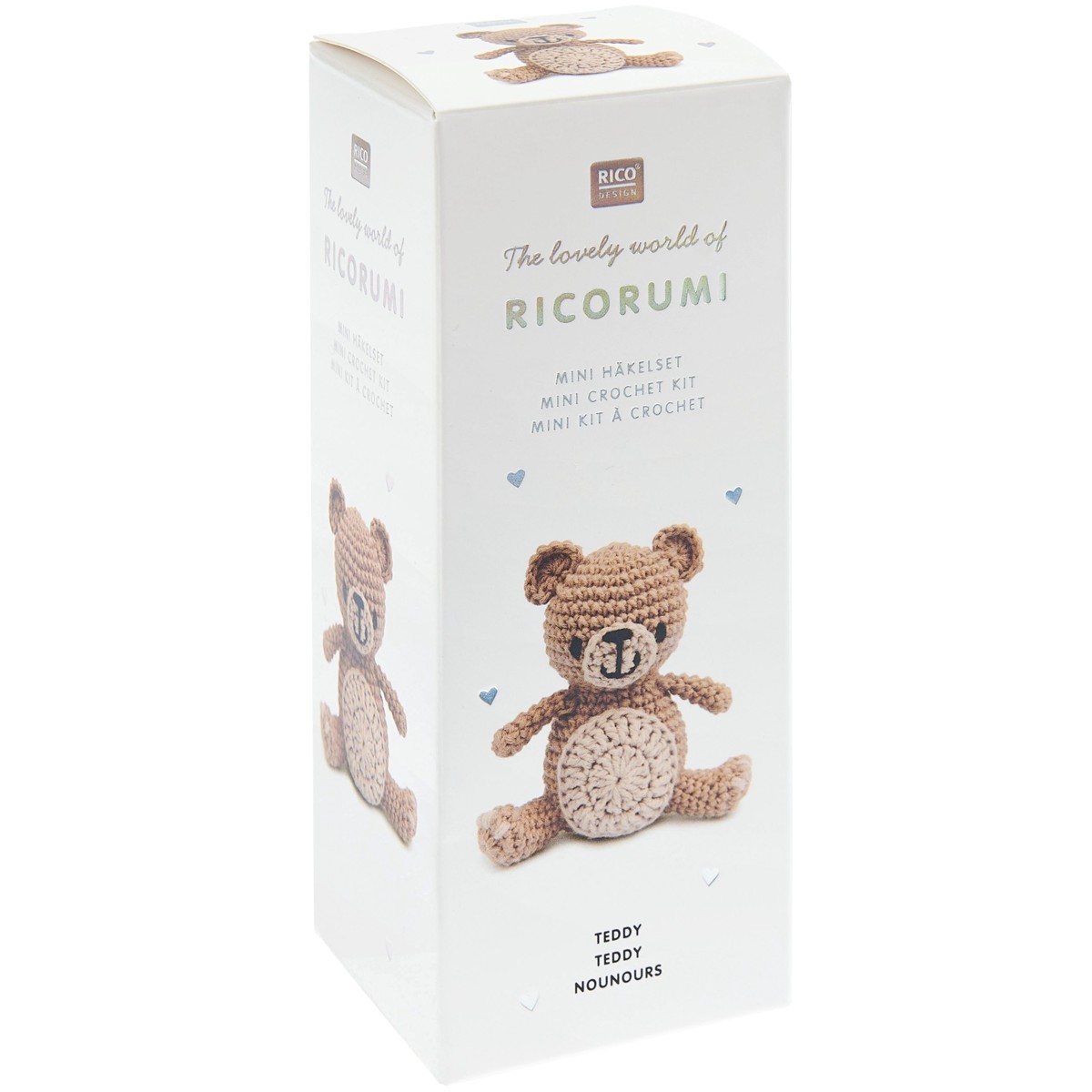 Ricorumi Mini Easy Crochet Kit - teddy