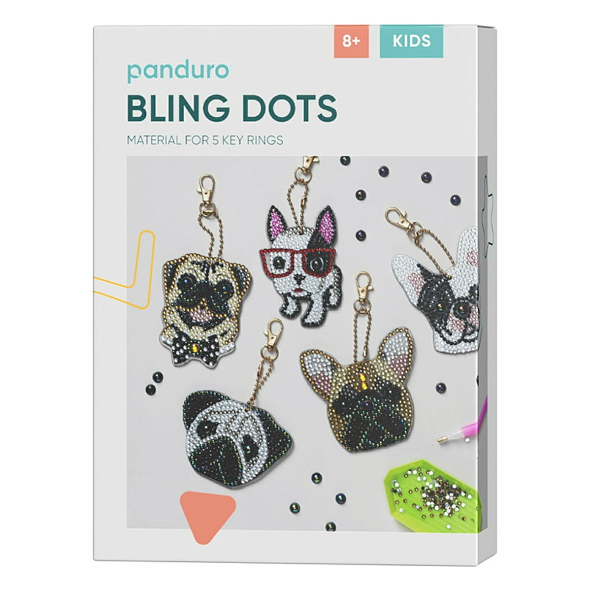 Panduro Junior DIY kit - Bling Dots hond