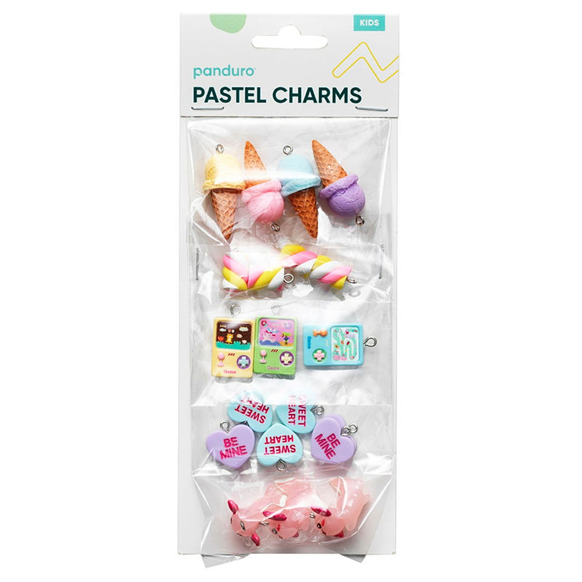 Bedeltjes - 20 stuks - cute pastel